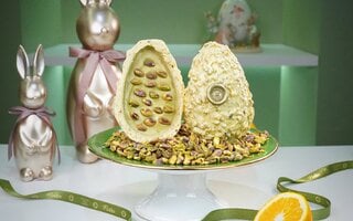 Ovo Fior d’arancio al Pistacchio, da Flakes